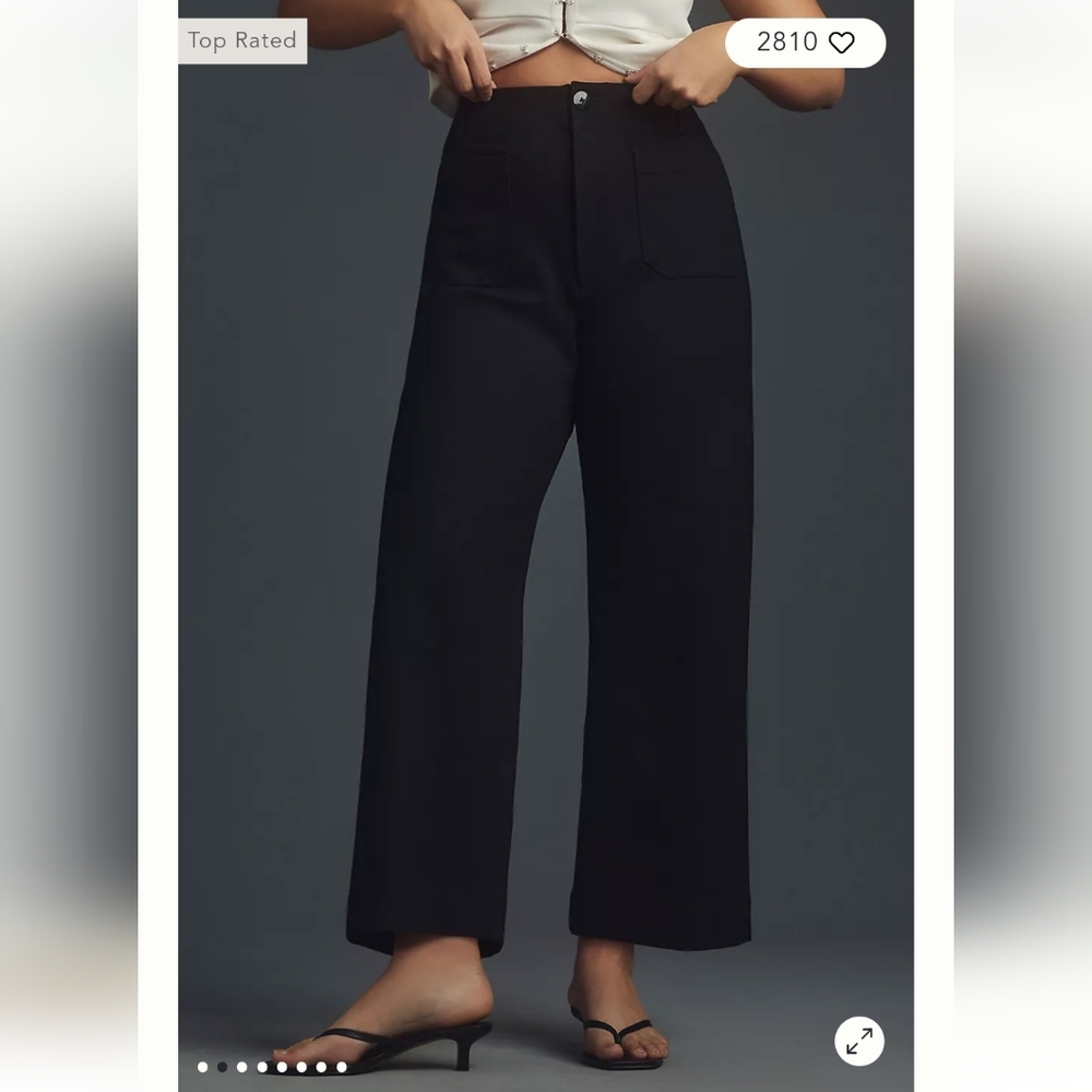 •Anthropologie• Maeve Colette Ponte Cropped Pants -size 29